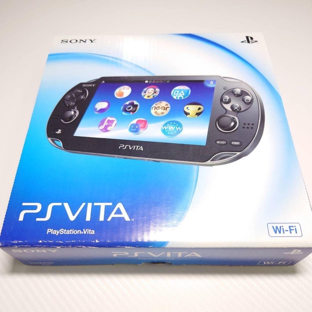 Sony PS Vita PCH-1000 Crystal Black OLED Wi-Fi Boxed Complete Near Mint 7070