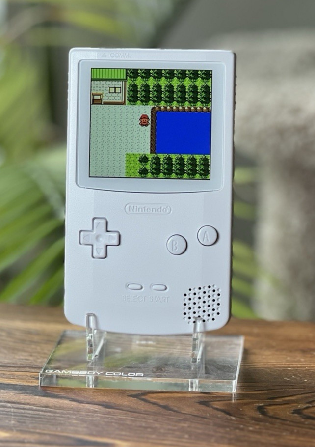 White 💎 FPGBC Gameboy Color GBC Funnyplaying XL IPS Screen USB-C Console