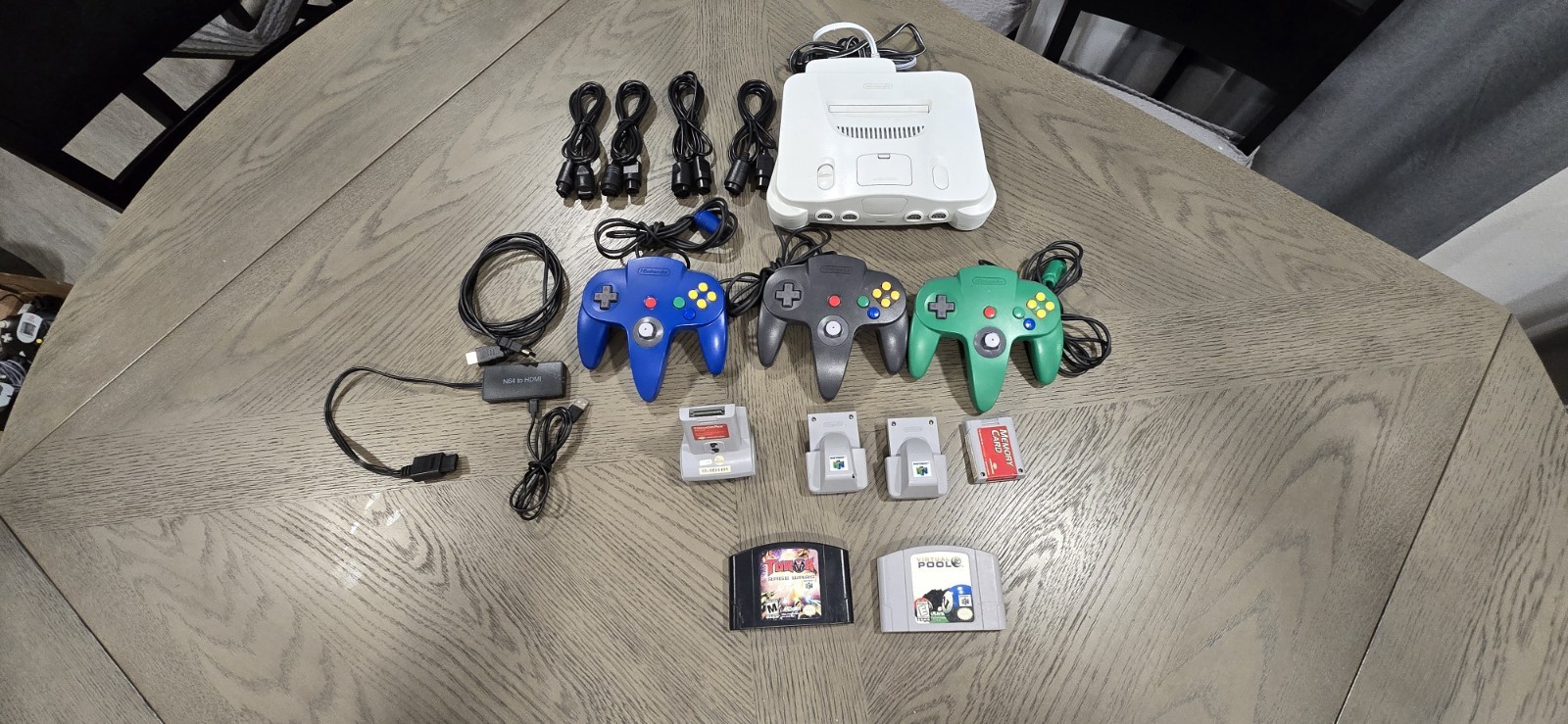 Nintendo 64 In Great Condition W/ Expansion Pack, Games And Controllers