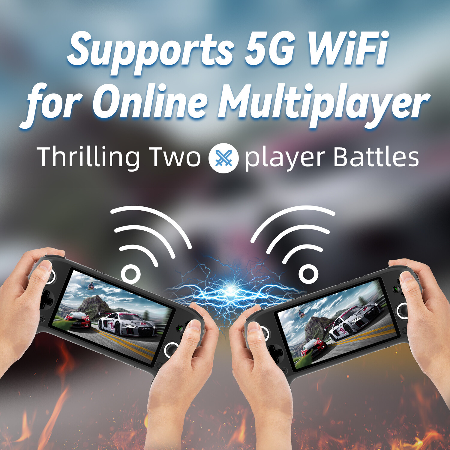 RG556 Handheld Game Console 5.5 inch nisoc T820 Android13 5500mAh Gifts