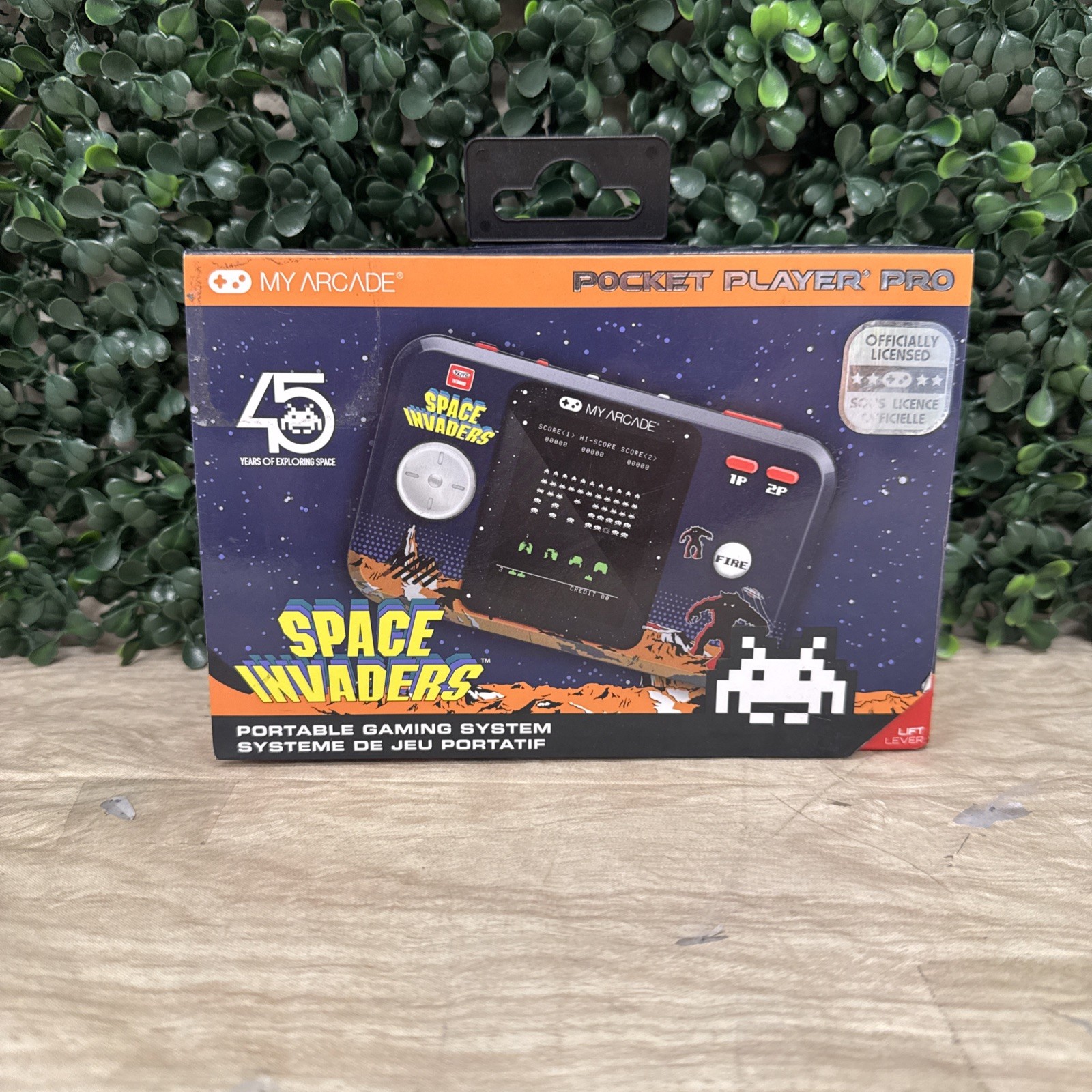 Space Invaders Pocket Player Pro: Portable Retro Gaming Console for All Ages