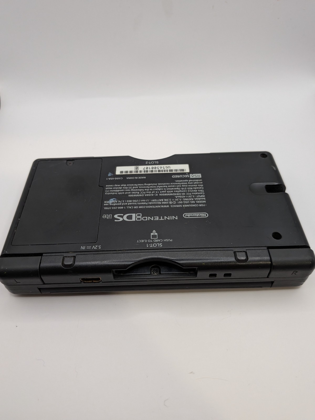 Nintendo DS Lite – Cobalt (Blue) & Black – Tested & Works – Yellowing/Scratches