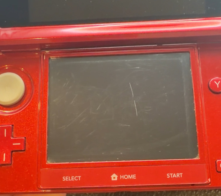 Original Nintendo 3ds Flame Red: Tested Working Charger and Stylus NTSC Handheld