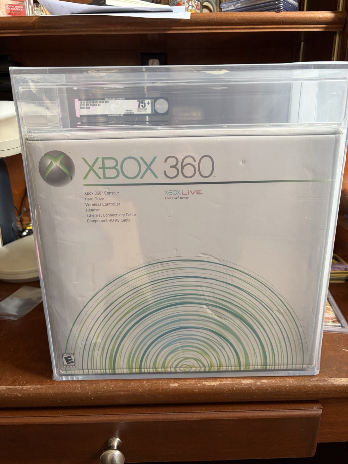 Xbox 360 Microsoft – First Release Edition Console Sealed – VGA 75 Q EX – NM