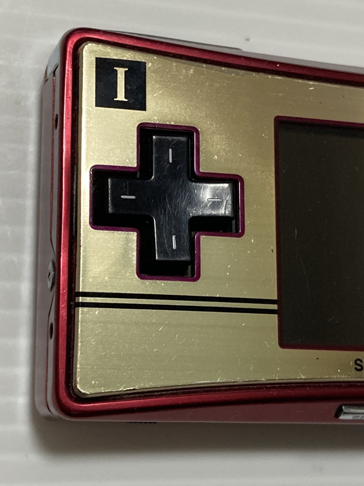 Nintendo Gameboy Micro Famicom Model 20th Anniversary Edition Console only #3