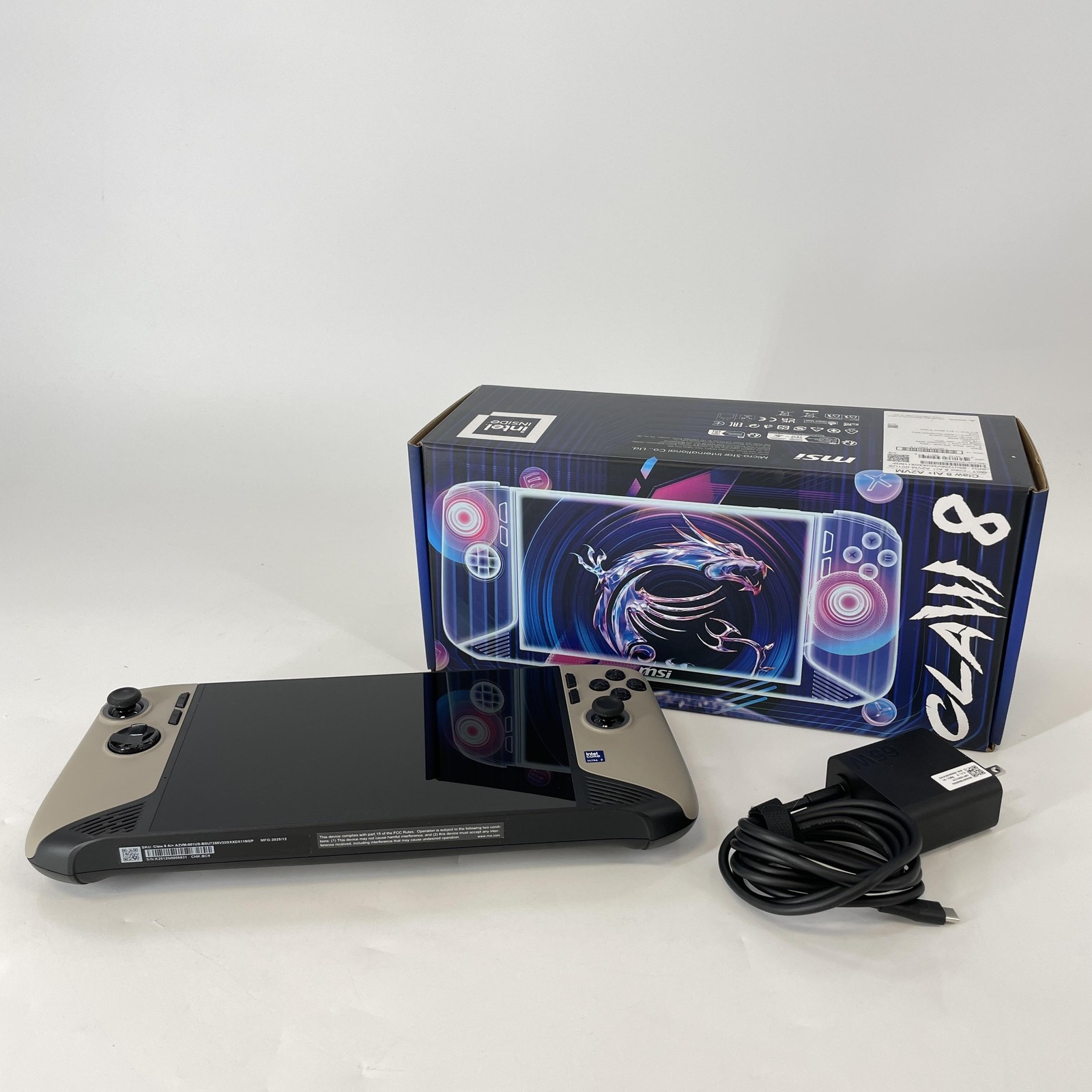 MSI Claw 8 AI+ Handheld Console Sandstorm 1TB 32GB RAM w/ Charger – Bad Joystick