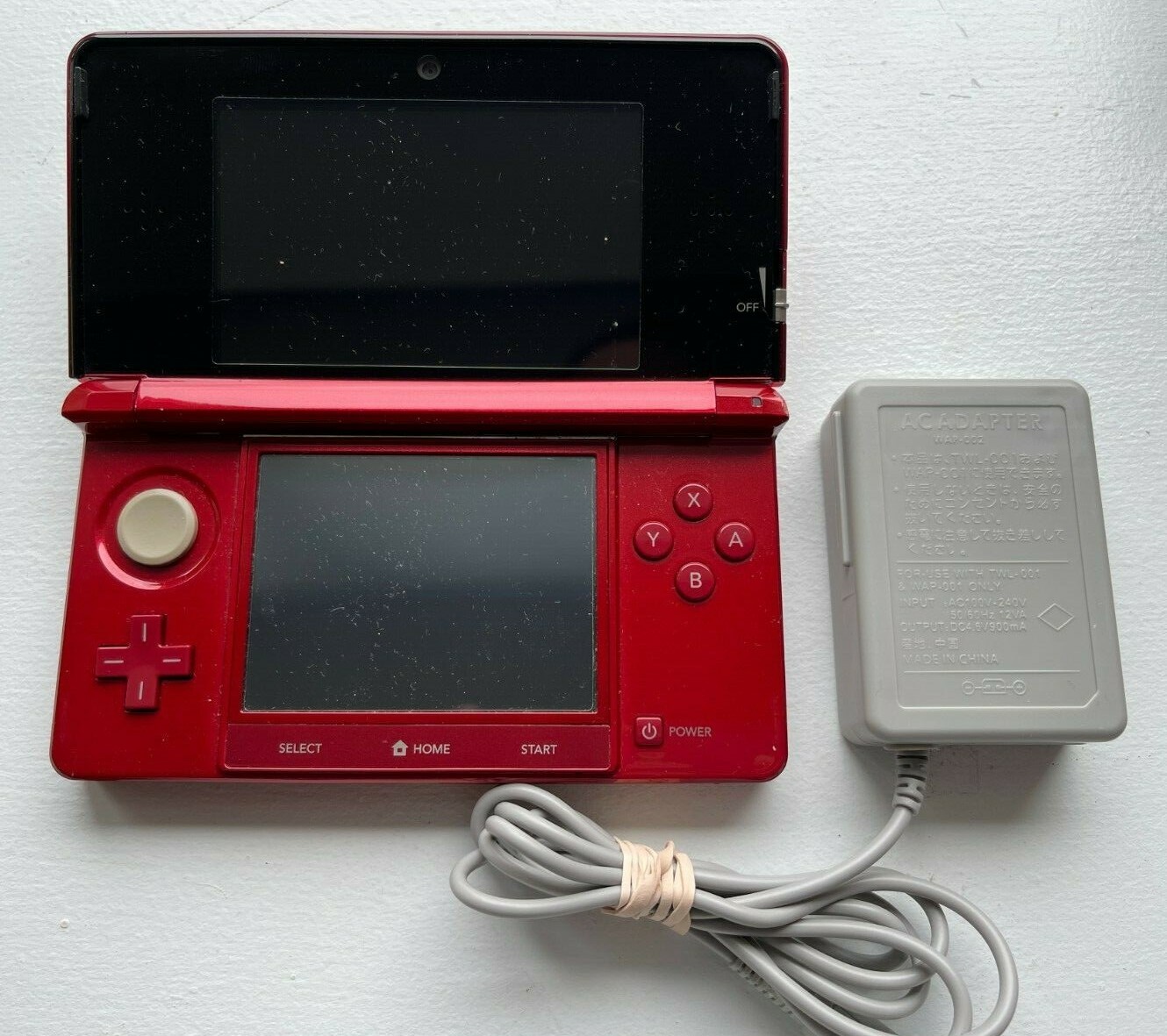 Nintendo 3DS – Flare Red – Japanese Import – Very Good – US Seller