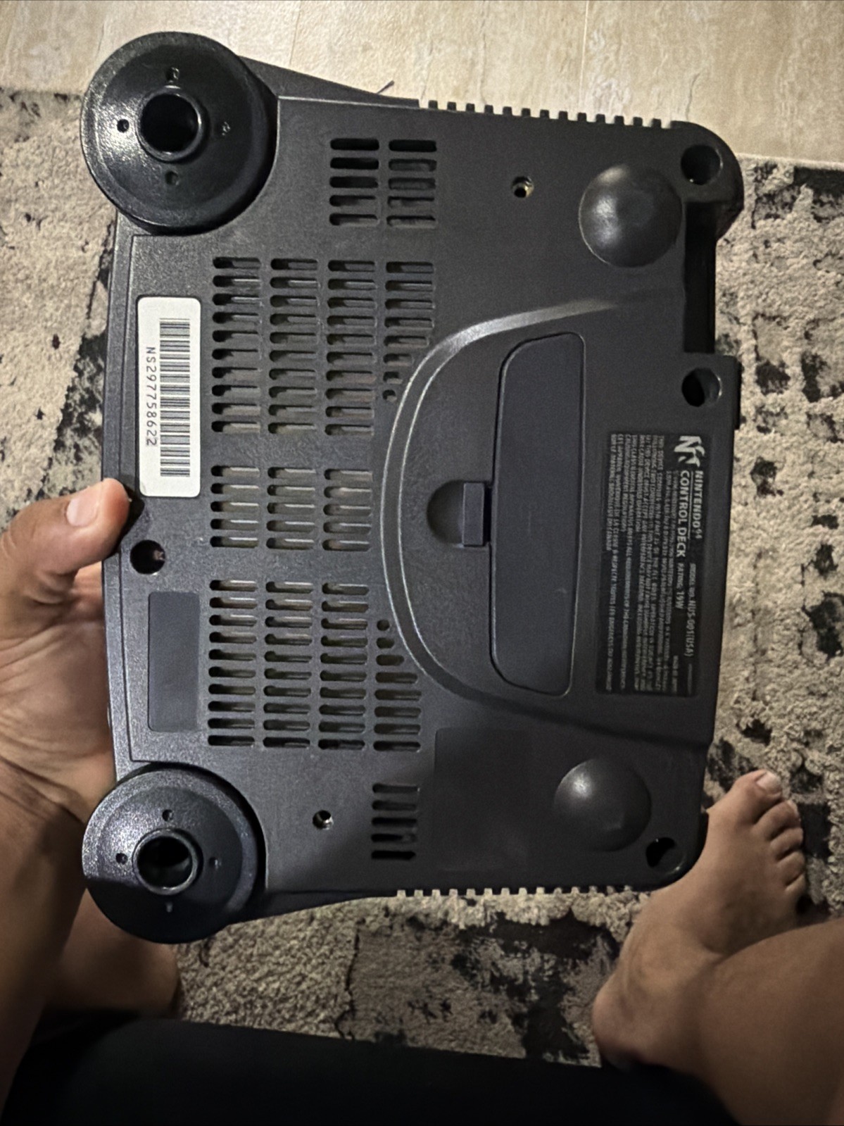 Nintendo 64 With Two Controllers ￼￼