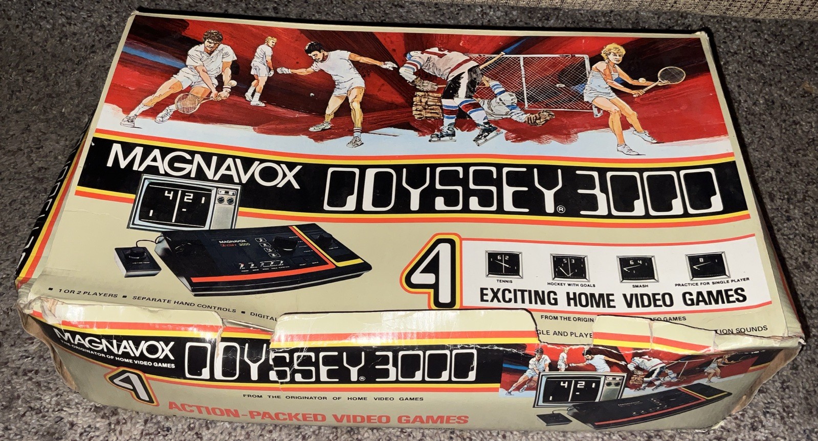 Vintage Magnavox Odyssey 3000 Console System