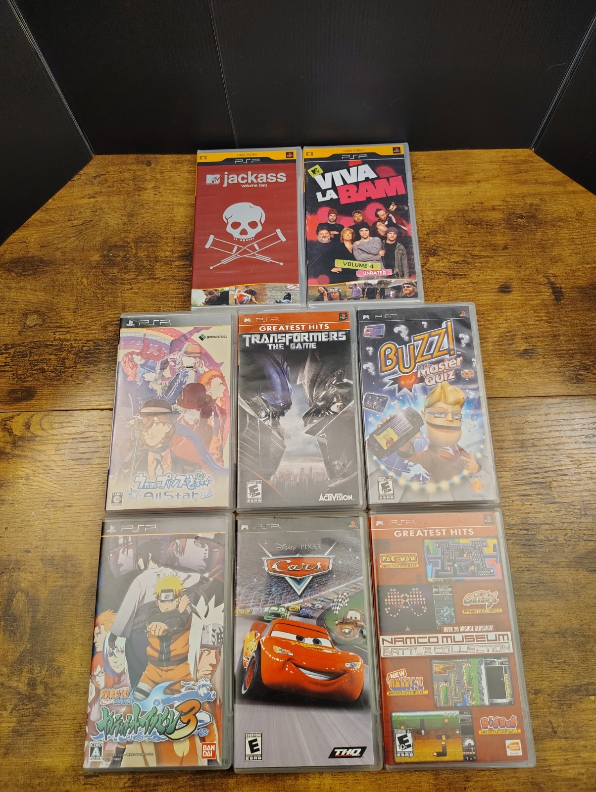 SILVER Sony PSP 2000 System Bundle With Games, Movies, And Cases