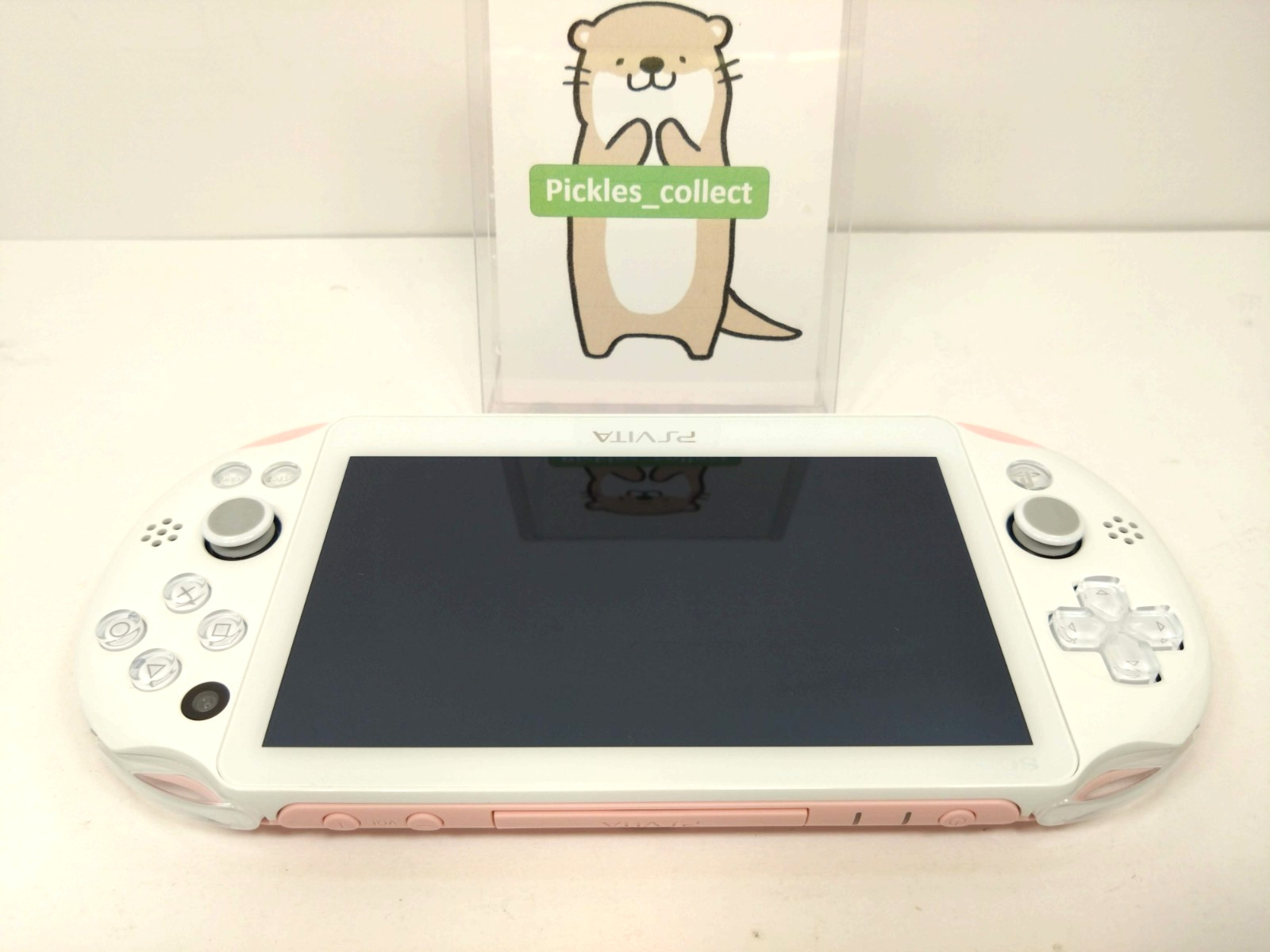 PS Vita Light Pink White Console only PCH-2000 ZA19 Wi-Fi PSV Tested 0529E