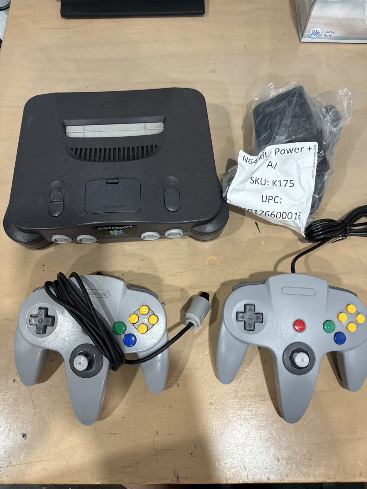 Nintendo 64 System Console Bundle W/ 2 Controllers Tested Working