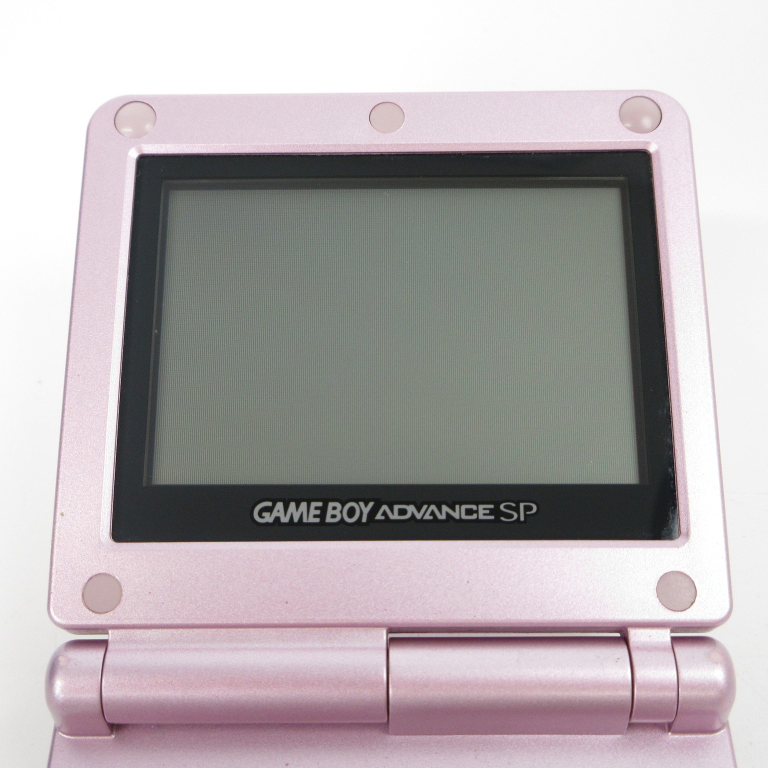 【Excellent】Nintendo GameBoy Advance SP Pearl Pink GBA Console #DEN2/08/0617/01