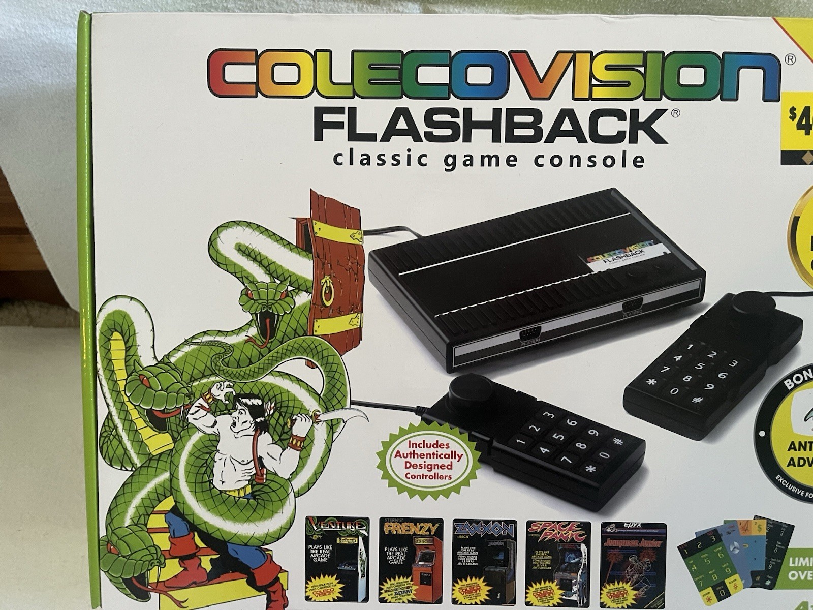 ColecoVision Flashback Classic Game Console w/ 61 Built In Games Good Condition