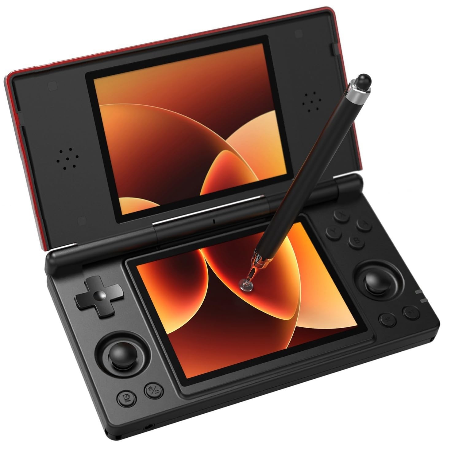 RG DS Flip Retro Handheld Game Console , RGDS 4.0 Inch Dual IPS Touch Screen …