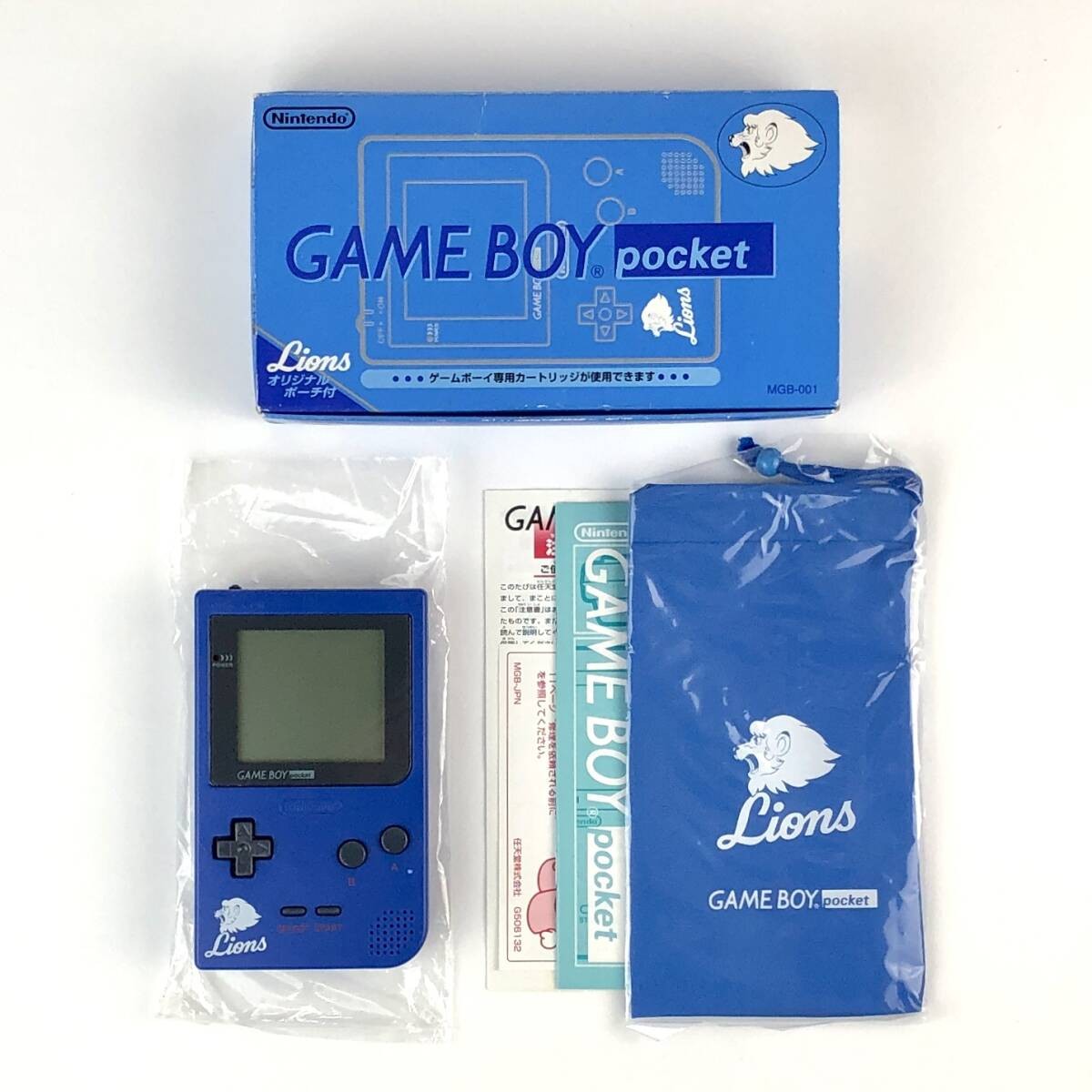 Nintendo Game Boy Pocket Lions Version Boxed JAPAN