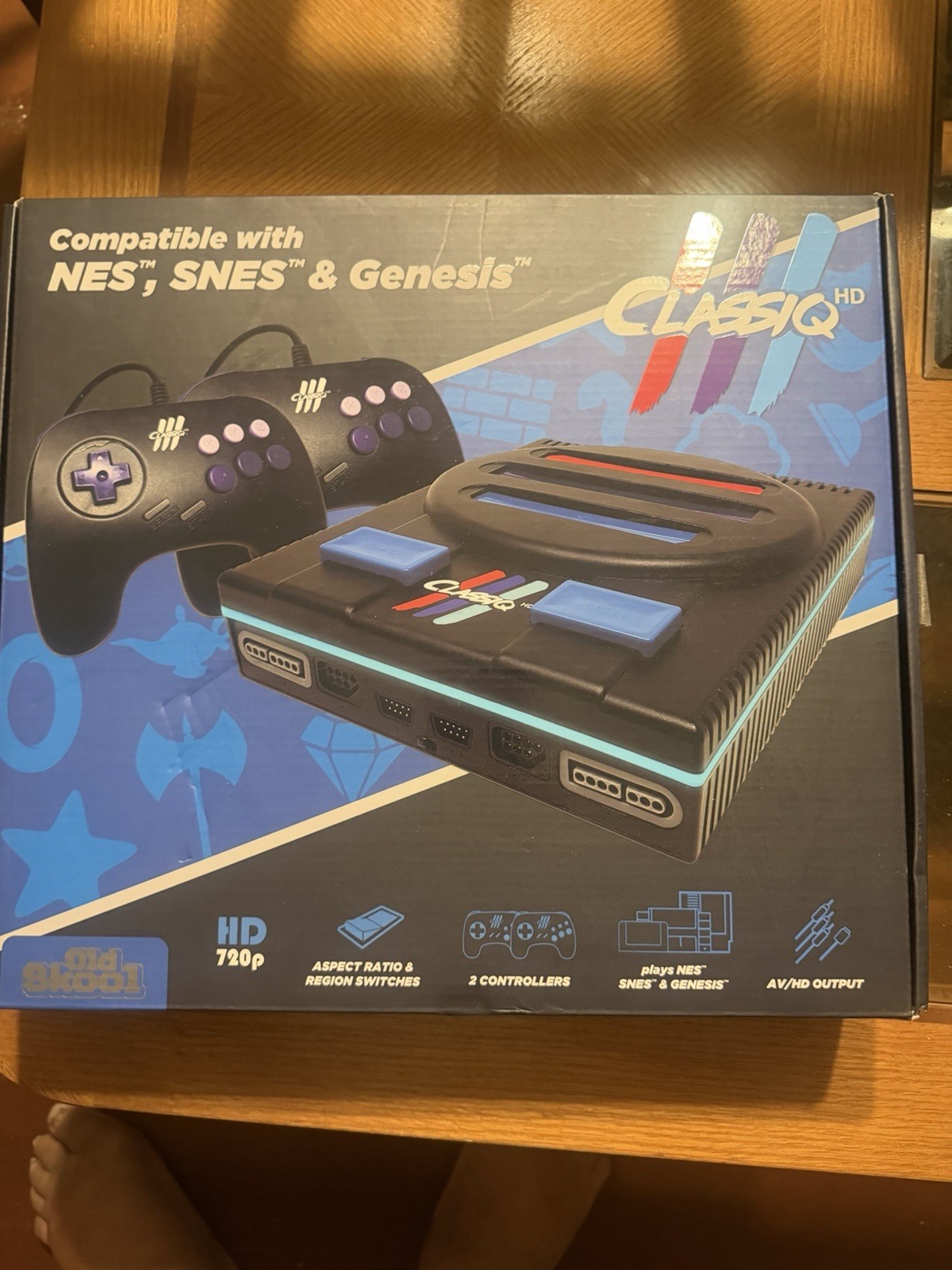 Old Skool Classiq 3 Retro Console NES/SNES/Genesis Compatible HDMI 720p