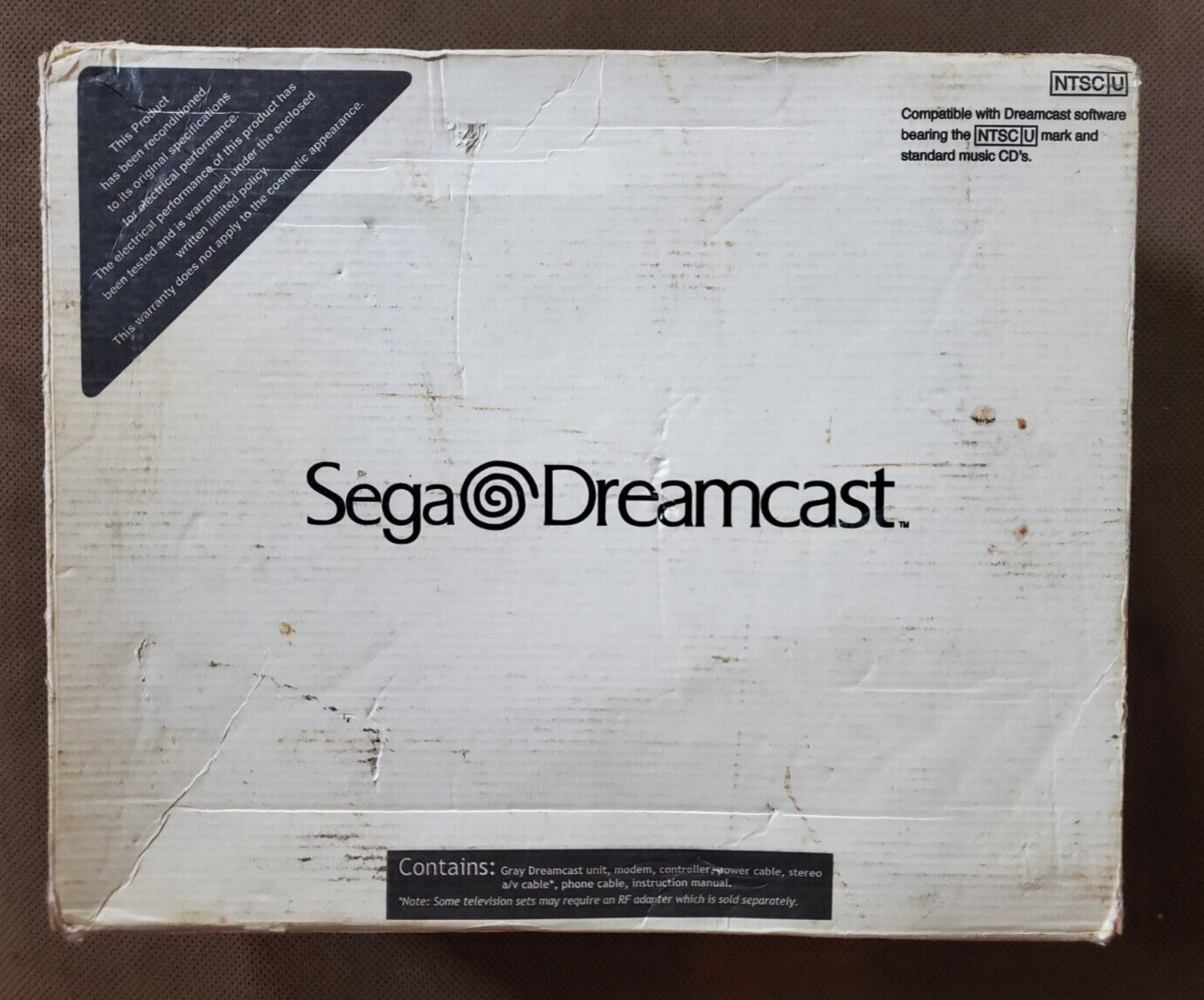 OEM Factory Recondition Sega Dreamcast Official BOX & Console System Bundle