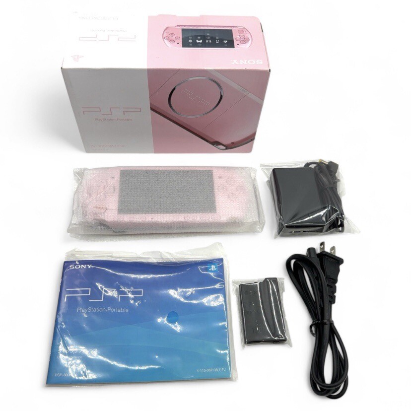 SONY PSP Playstation Portable Console Blossom Pink PSP-3000ZP Japan OPEN BOX