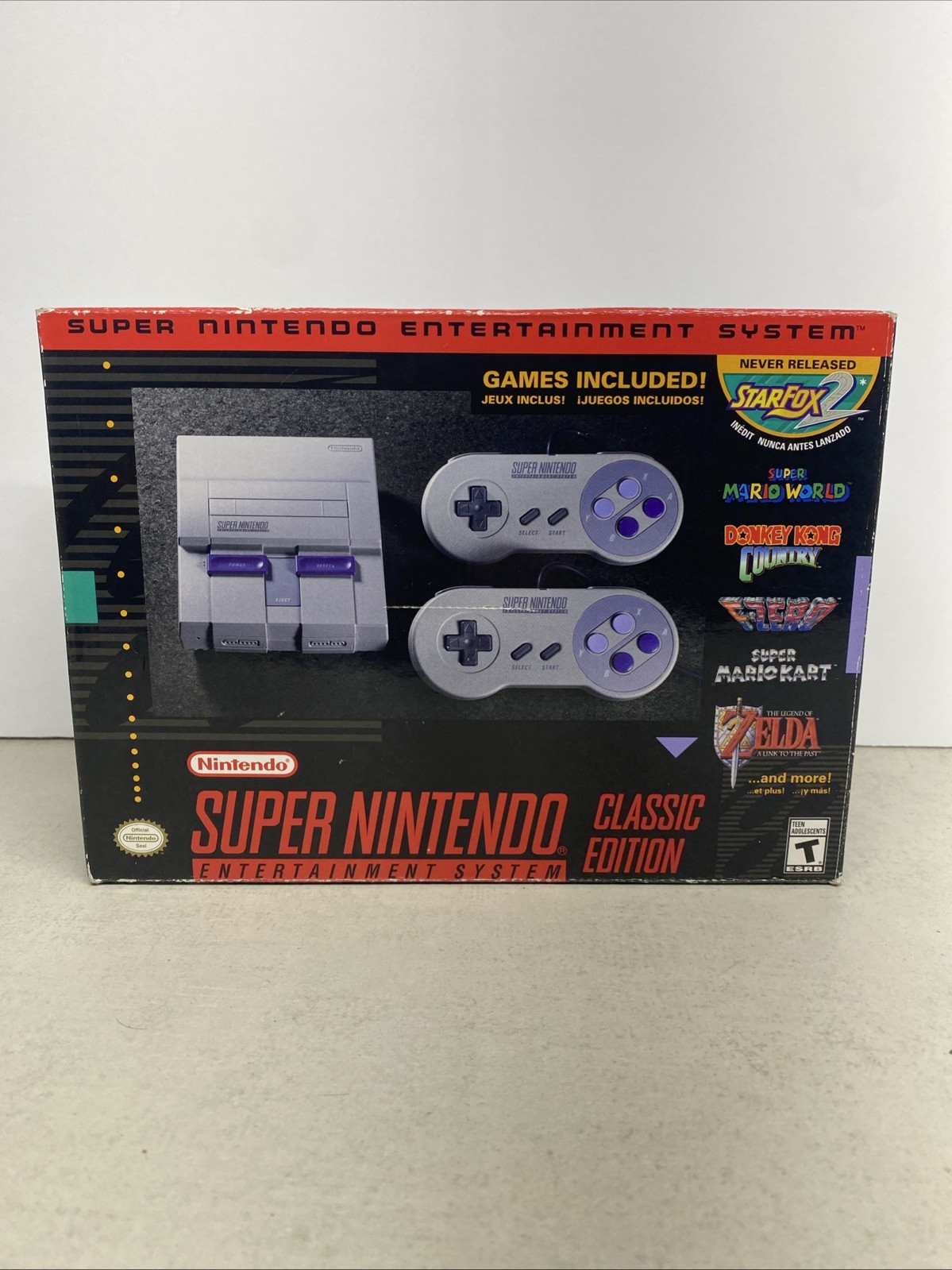 Nintendo Super NES Classic Edition Video Game Console – Gray