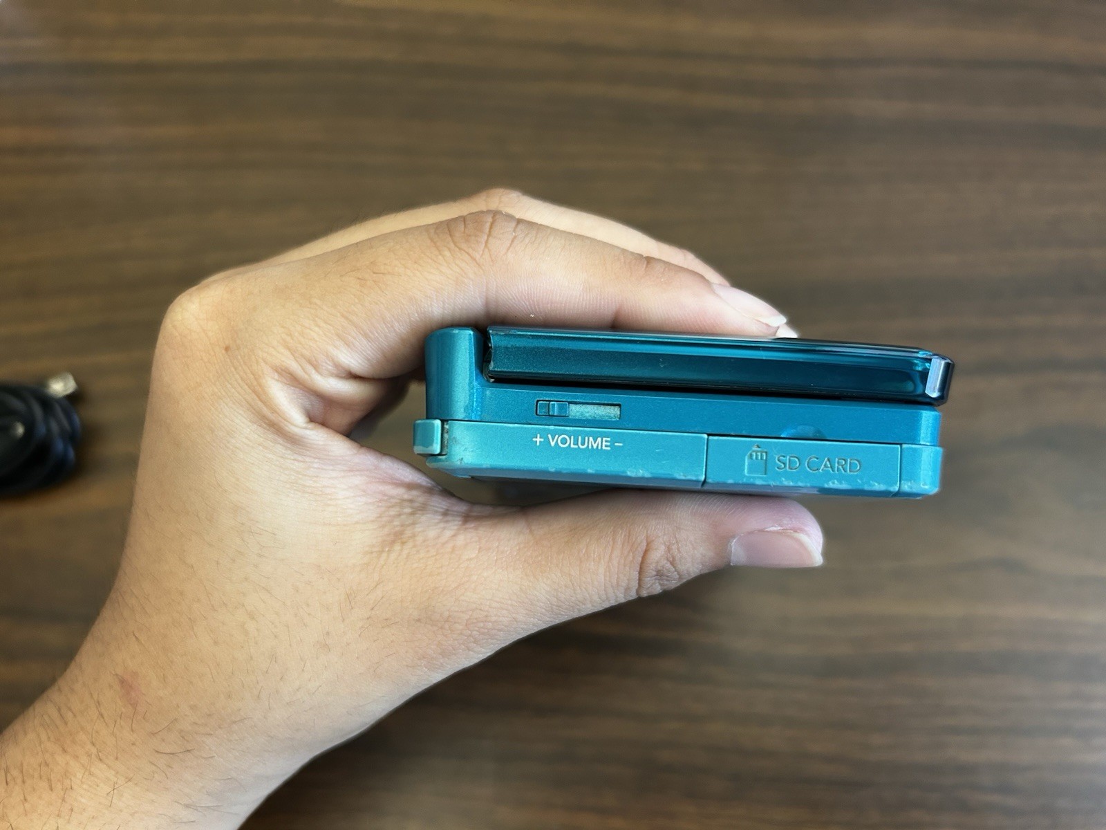 BAD CAMERA Nintendo 3DS Handheld System tested/working- teal blue (C)