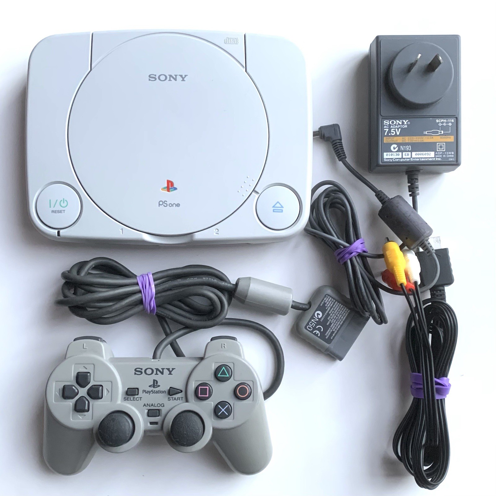 PS One Console System SCPH-100 Sony PlayStation PS1 PsOne Japan VGA AU Plug