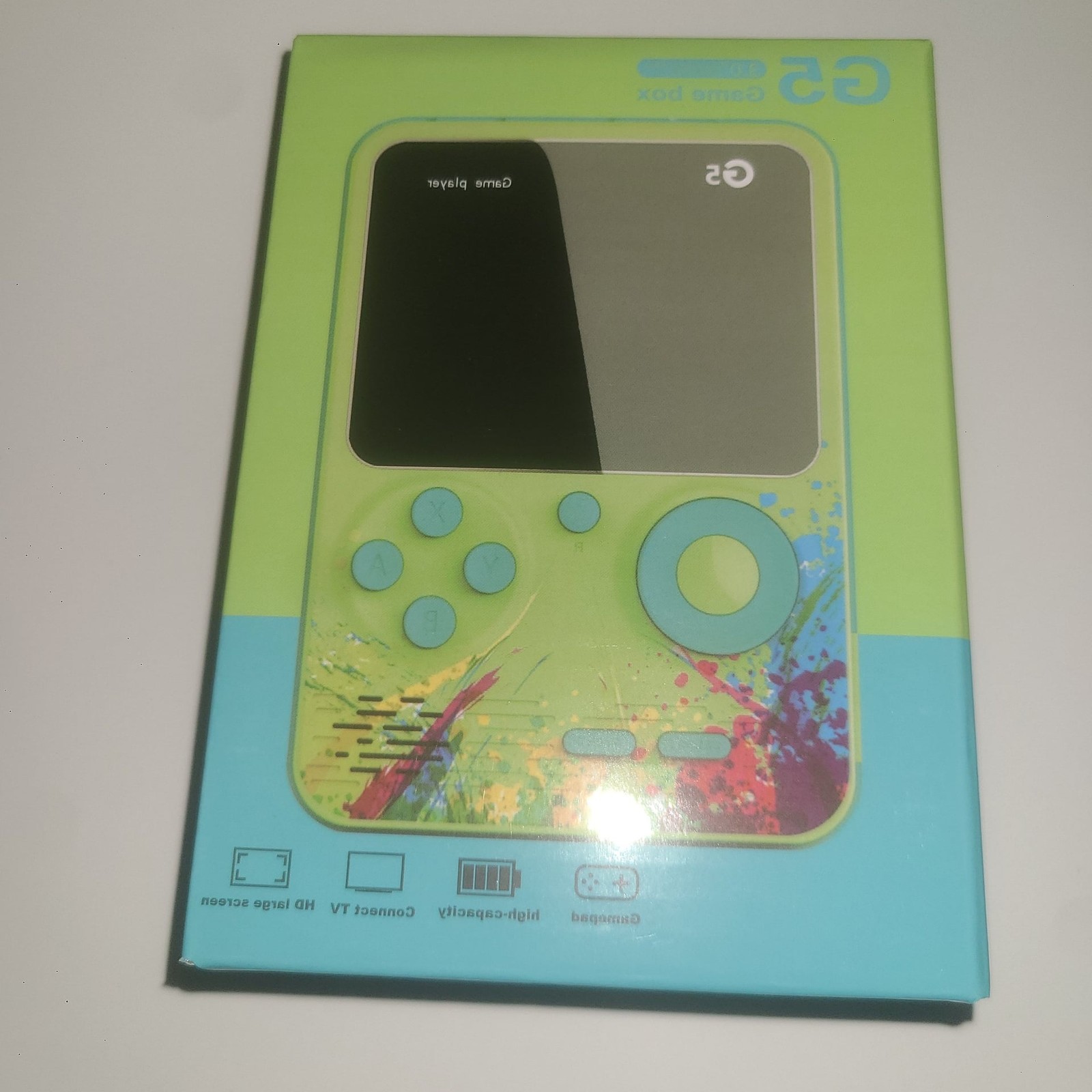 G5 Game Box 3.0 Retro Handheld Game Console with 500 Games and AV Out