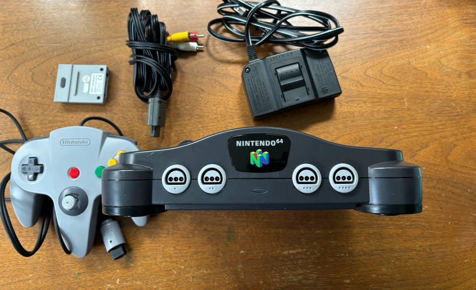 N64 Console With Expansion Pak, Controller, Memory Card, Cords. All Working