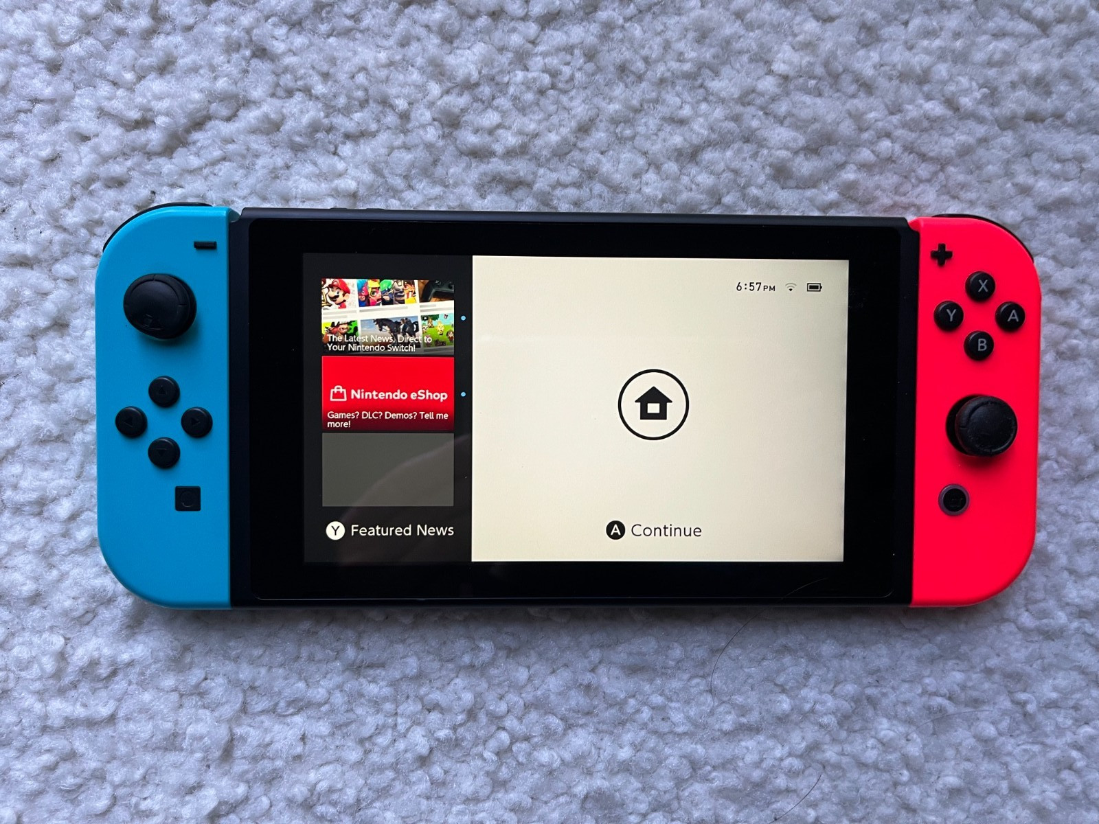 Nintendo Switch Console with Red/Blue Joy Cons