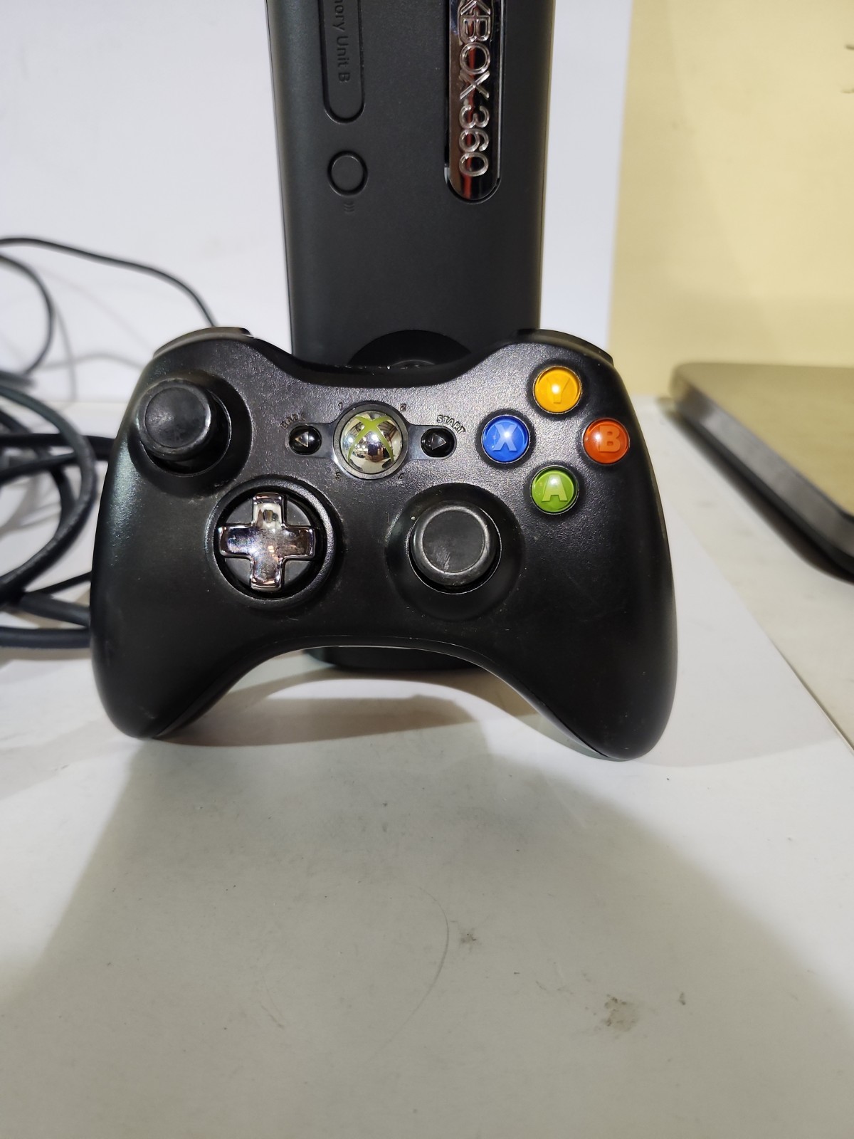 Xbox 360 Elite Console System -Black Controller Cables Included & 3 Games