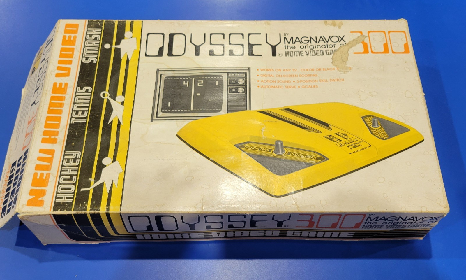Vintage 1976 Odyssey 300 Home Video Game System (Magnavox) UNTESTED IN BOX