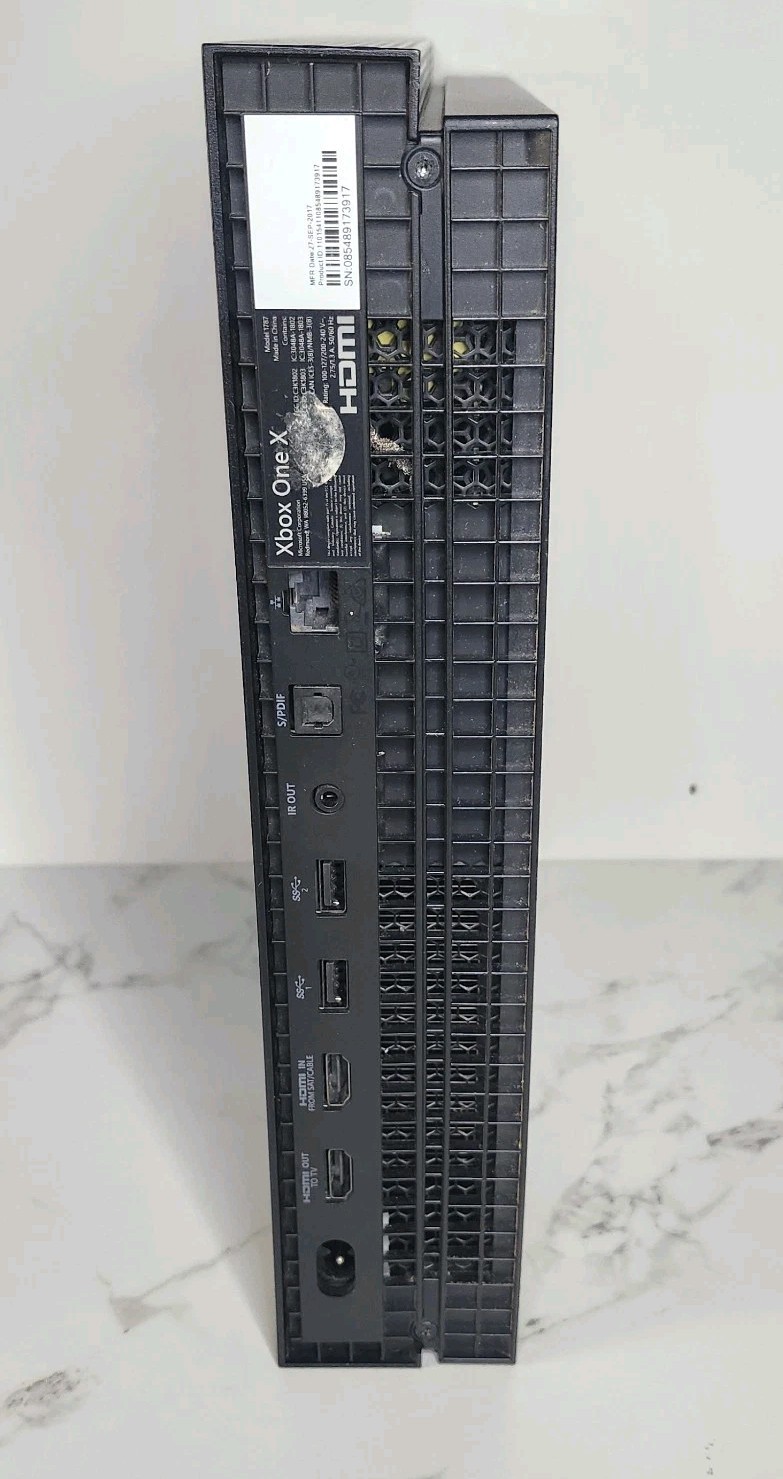 Microsoft Xbox One X 1TB Console Model 1787 Black Console Only Parts Repair