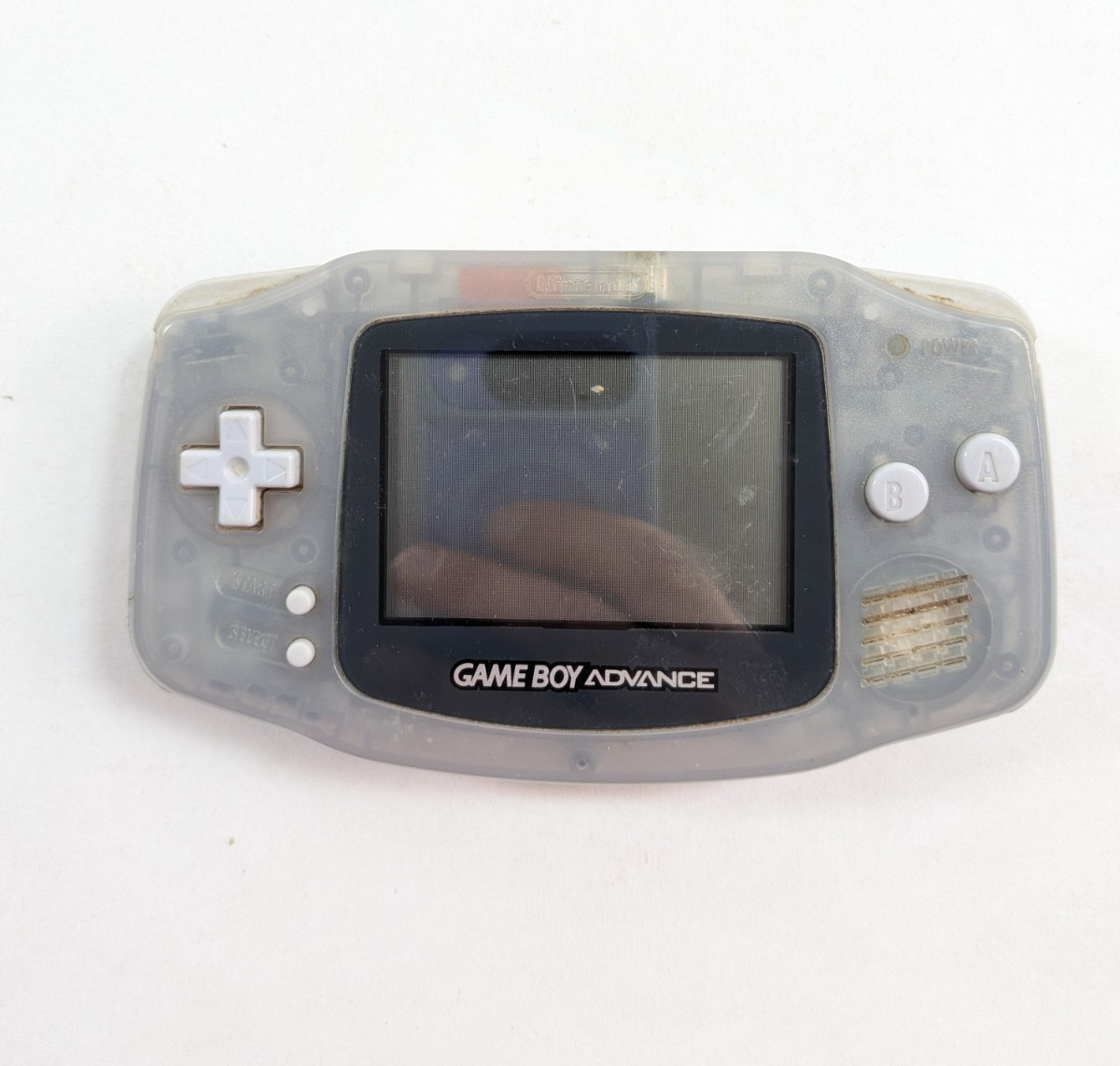 Nintendo Game Boy Advance AGB-001 Clear Glacier Tested