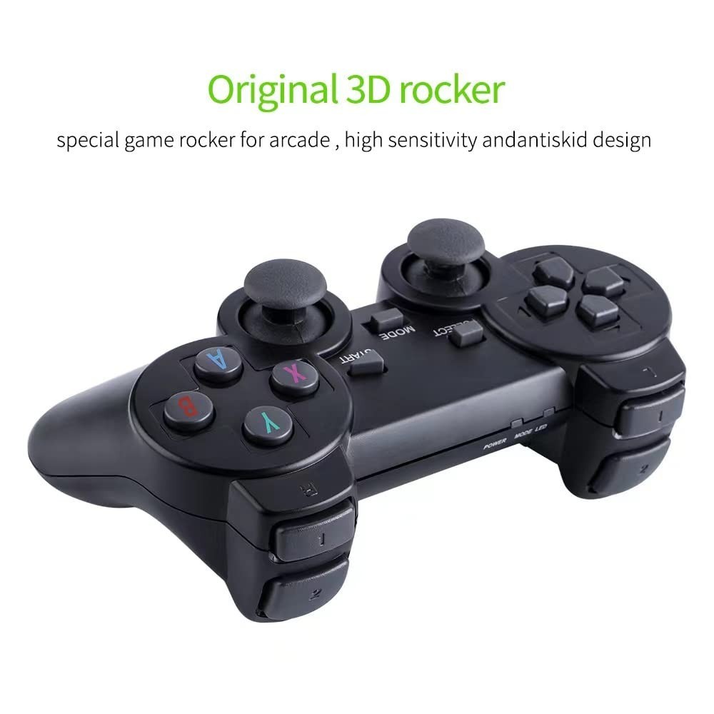 Cawevon Wireless Retro Gaming Console, 9 Classic Emulators, Plug and Play Video