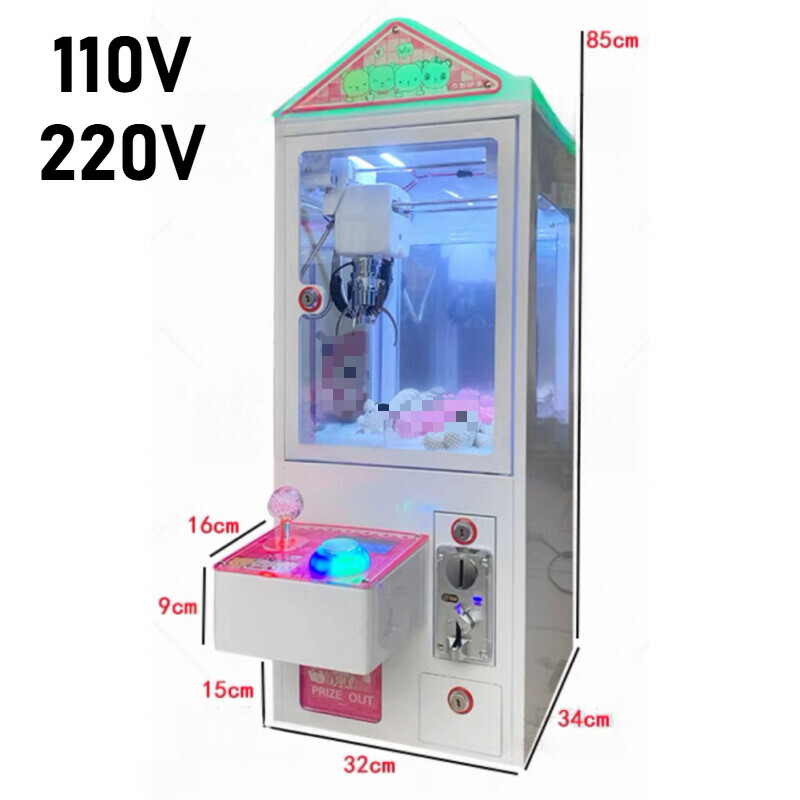 Claw Crane Machine Candy Toy Doll Grabber Catcher Clip Carnival Charge Play Mall