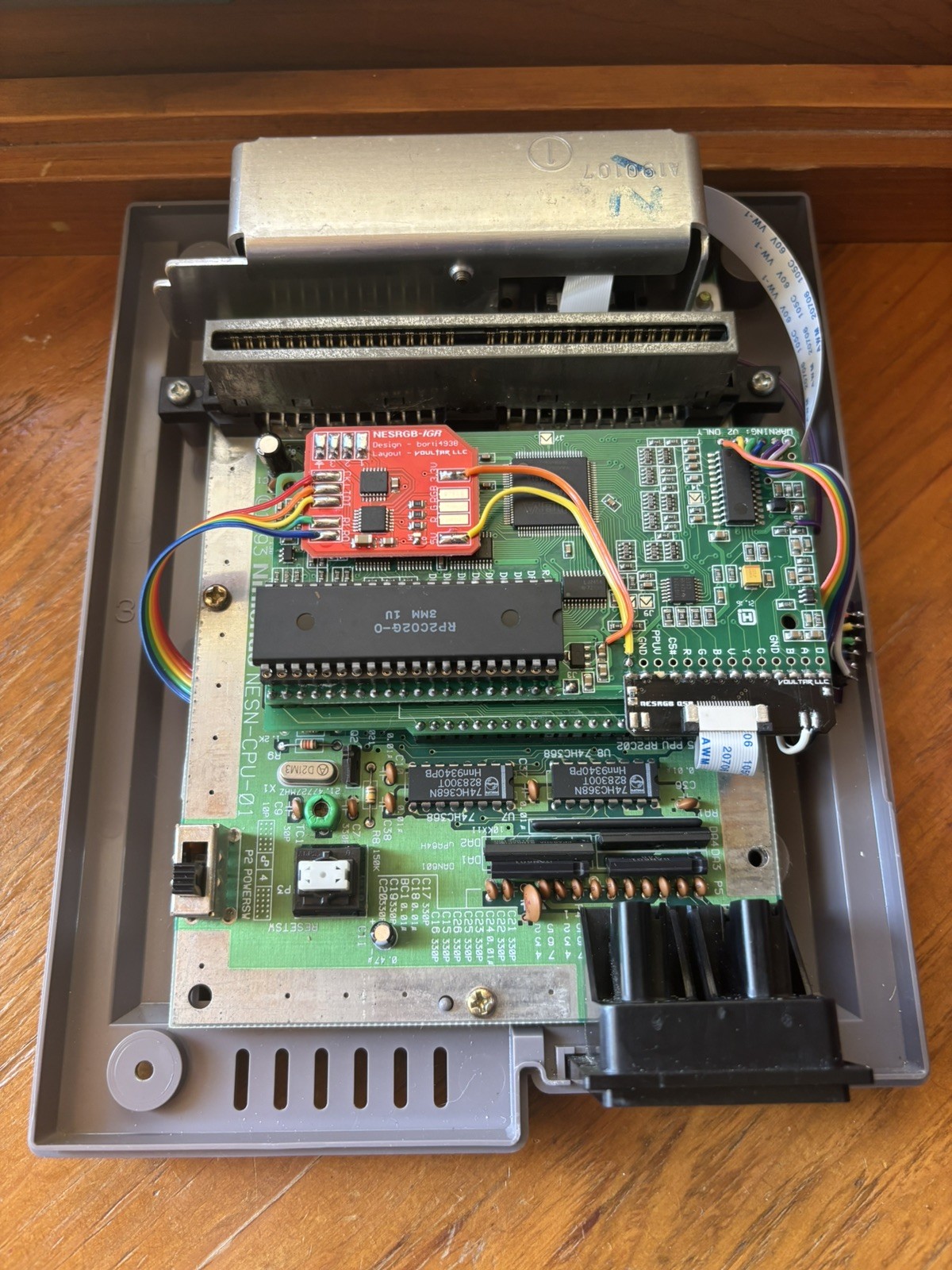 Nintendo NES 101 Top Loader with NES RGB 2.0 , Exp Audio, IGR, SNES port, Tested