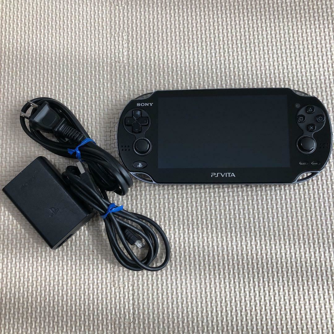 Playstation vita 3G/Wi-Fi CRISTAL BLACK PCH-1100 AB01 Ps vita game Console USED