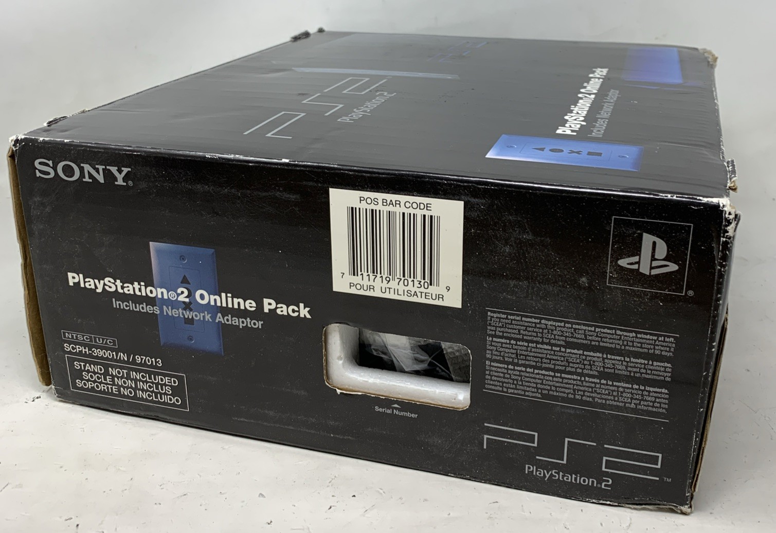Sony PlayStation 2 PS2 Online Pack Network Adapter Black Game Console
