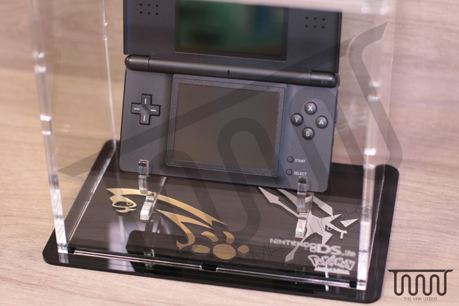 Acrylic Display Case for Nintendo DS Lite Pokémon Dialga and Palkia Edition