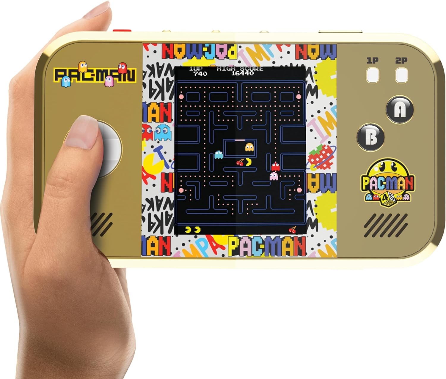 My Arcade Pac-Man Pocket Player Max 45th Anniversary Video Game + Travel Case