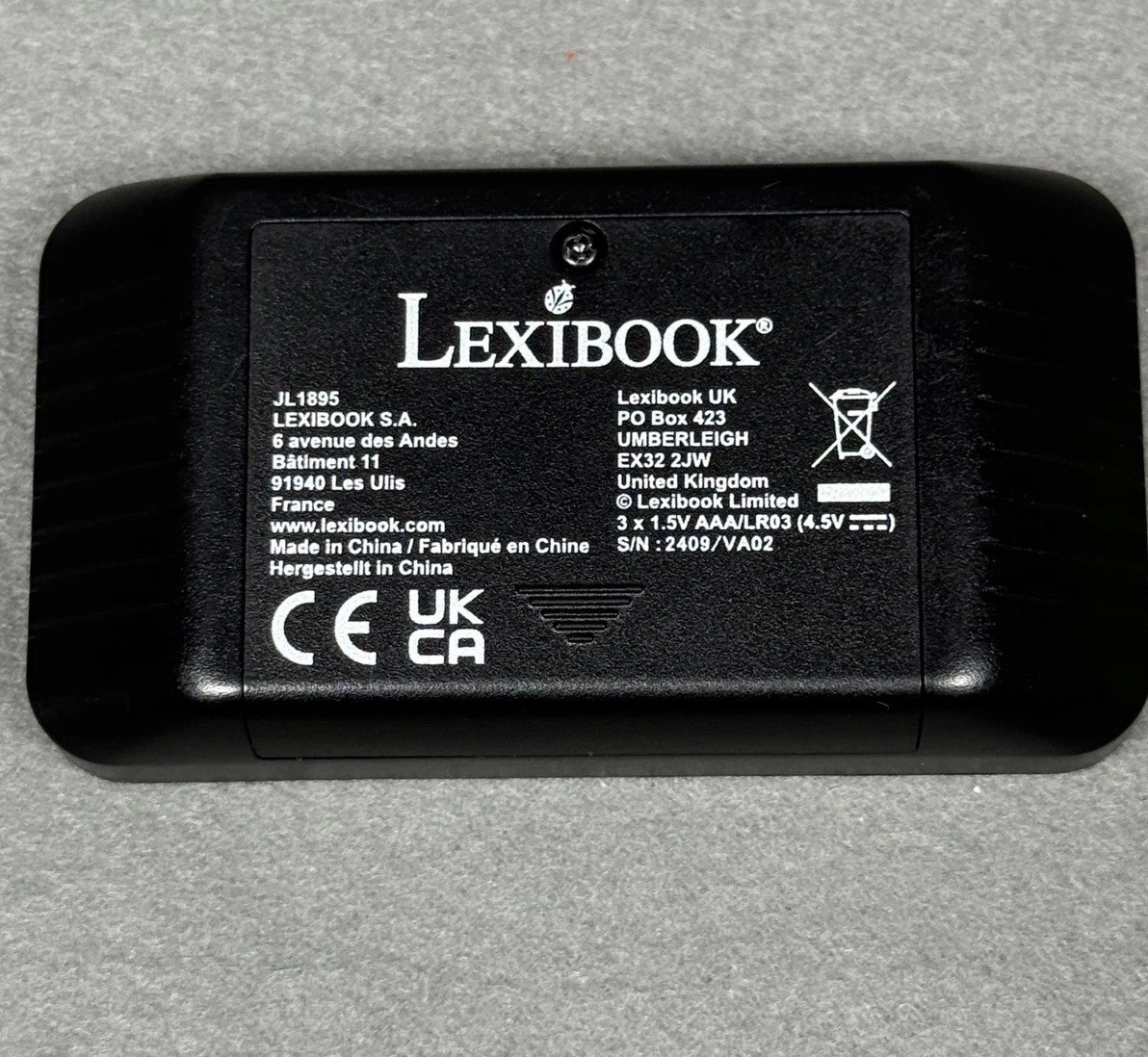 Lexibook JL1895 Handheld Console 150 In 1 Games Red Blue & Green Keychain Game