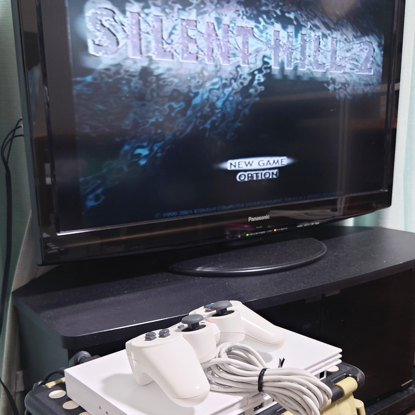 Sony PS2 Console Controller SCPH-75000 White w/Box Memory Card Set Tested Japan