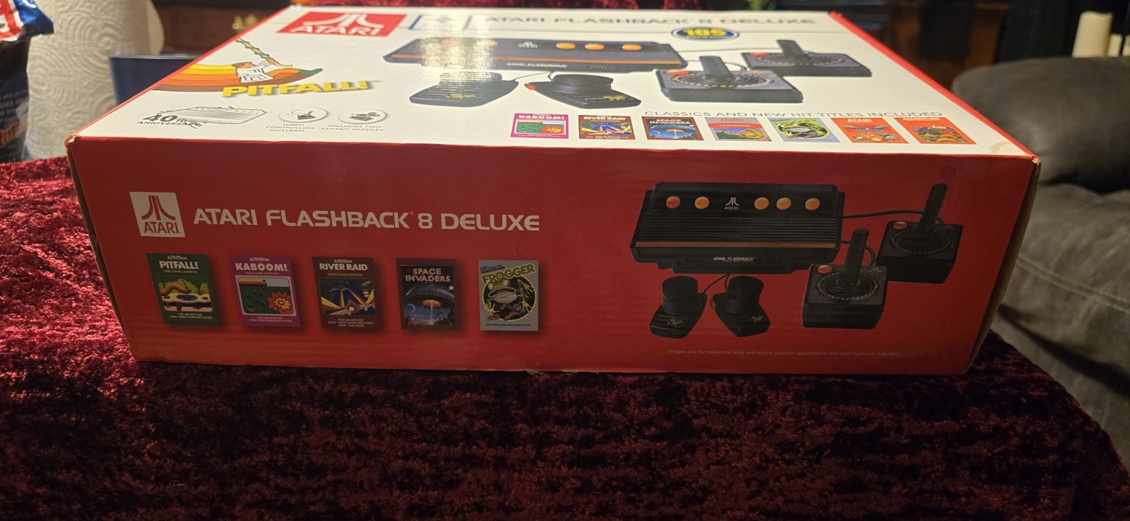 Atari Flashback 8 Deluxe with Wired Paddles & Wired Controllers AR3220X in Box