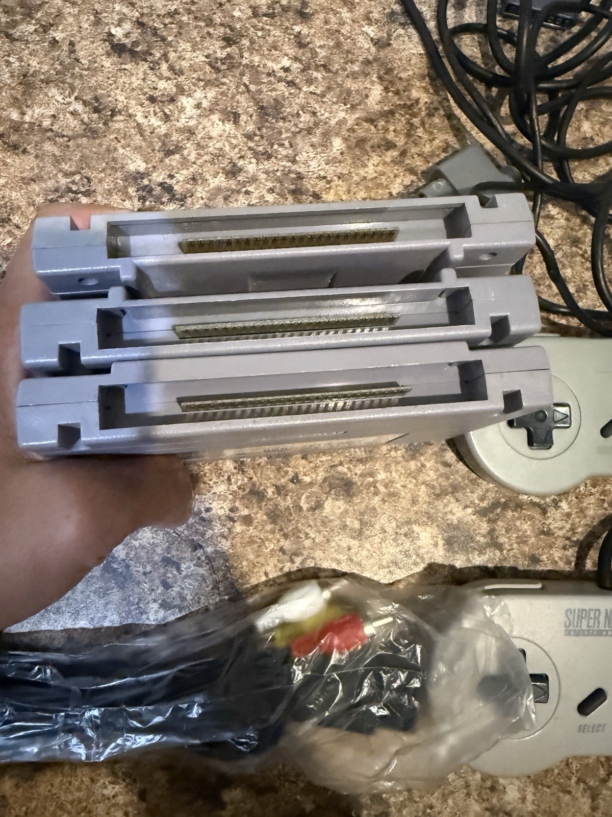 Super Nintendo SNES + Original Control + 3 original Games