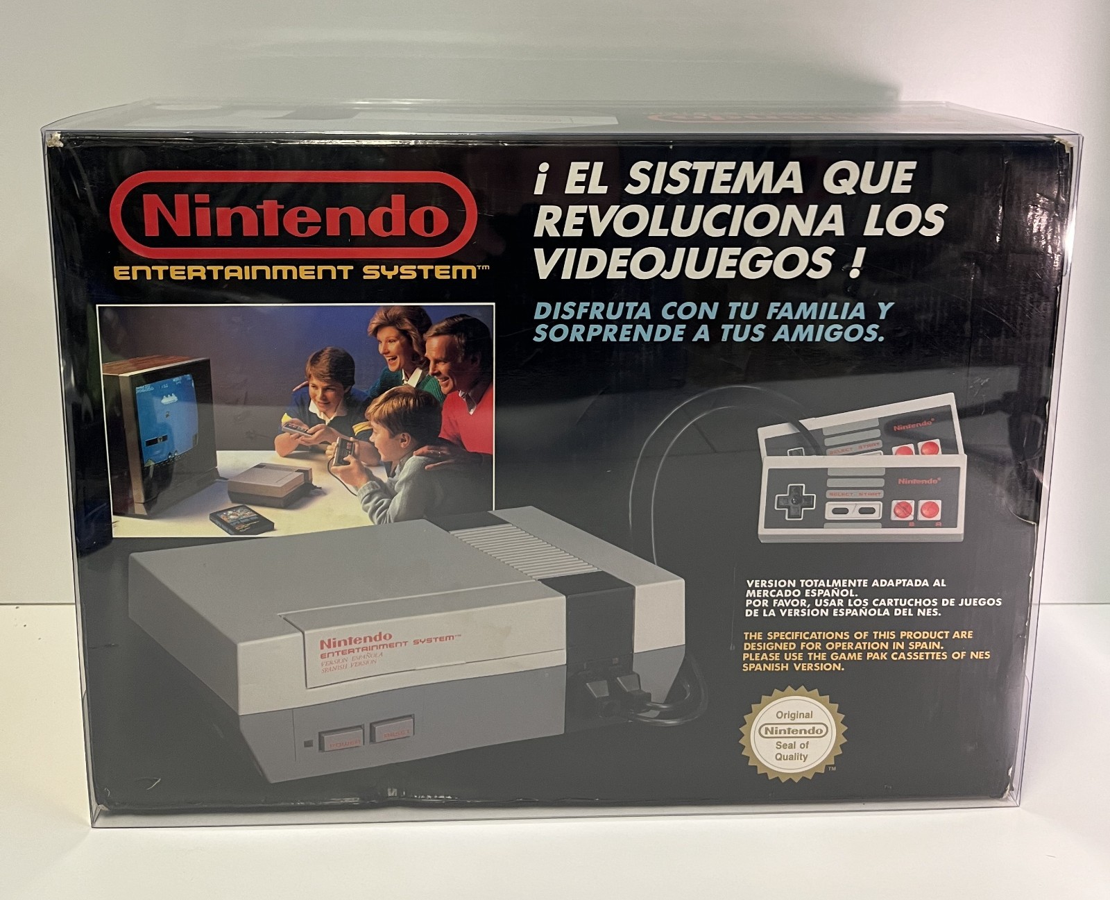 NINTENDO NES CONTROL DECK PAL B SPANISH CONSOLE NES-S-CD-ESP-3 BOXED TESTED