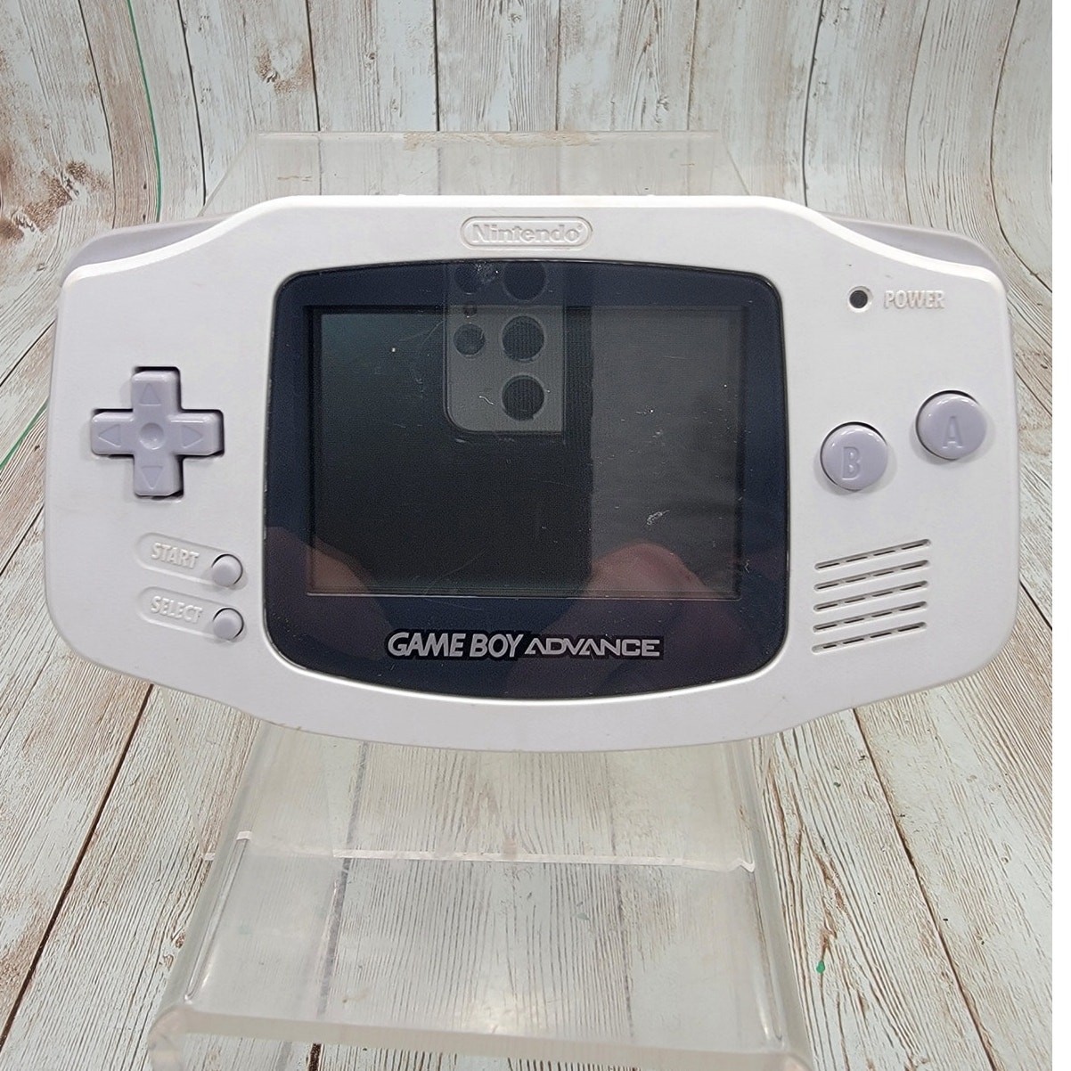 Genuine Nintendo Game Boy Advance GBA Console AGB-001 White Tested and Working!