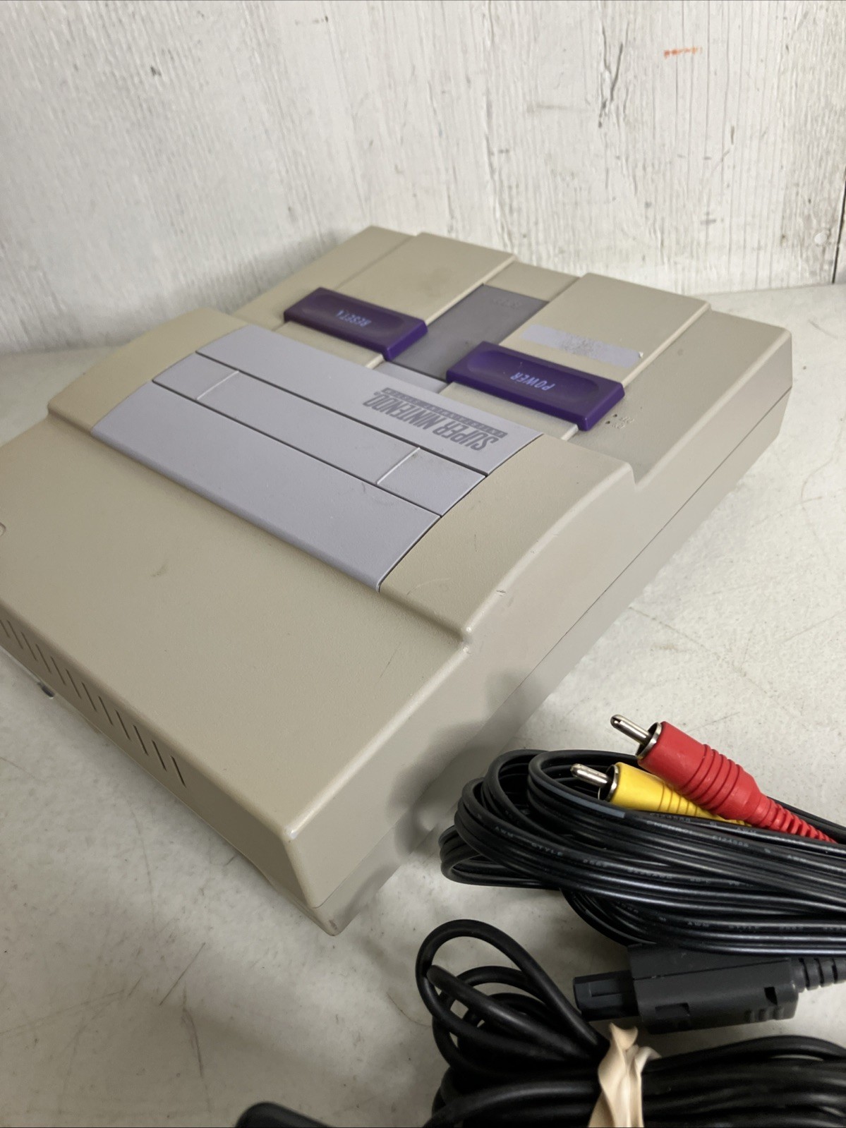 Super Nintendo SNES System Console Bundle 10 Games Super Mario All Stars Yoshi’s