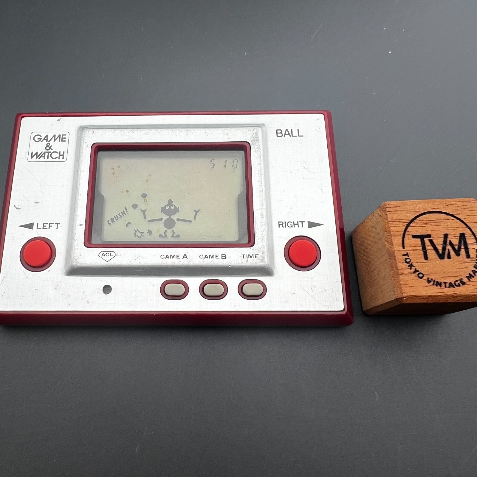 Vintage 1980 Nintendo Game & Watch Ball AC-01 Silver Series Tested Working MIJ