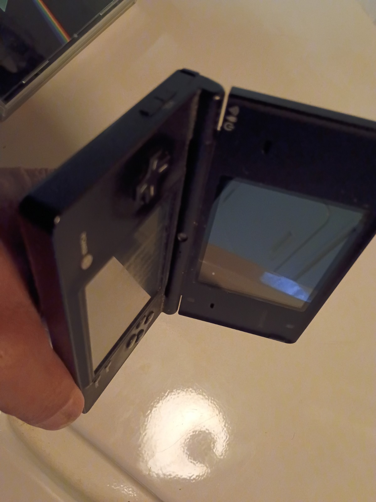 Used- Nintendo DSi Black Handheld System Console, NOT TESTED, has battery,