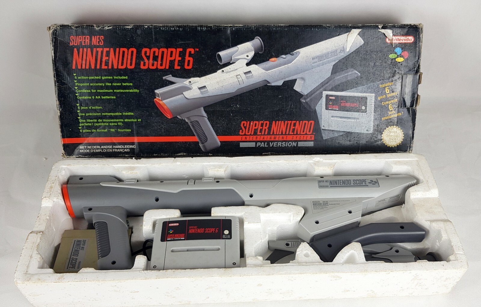 Retro Machine Gun For Super Nintendo Console (Scope 6)